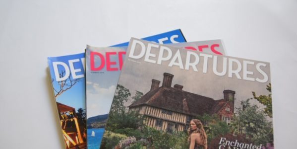 「アメリカン・エキスプレス・プラチナ・カード」の保有者向け情報誌「DEPARTURES」