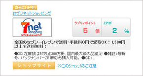 おすすめクレジットカード!高還元率!セブンネットショッピングなら還元率2%アップで合計3.8%還元に!