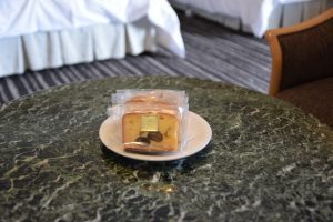 ホテルニューオータニ大阪のウェルカムギフトの焼き菓子