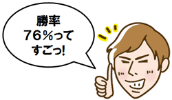 勝率イラスト