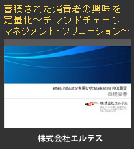 蓄積された消費者の興味を定量化<br />～デマンドチェーンマネジメント・ソリューション～