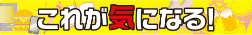 これが気になる！