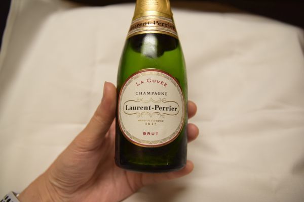 強羅花壇のウェルカムシャンパン