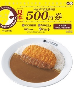 壱番屋の株主優待券とCoCo壱番屋のロースカツカレー
