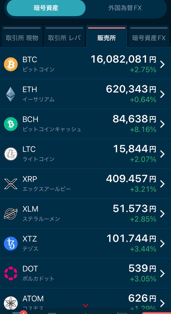 取引の形式(販売所または取引所)を決める