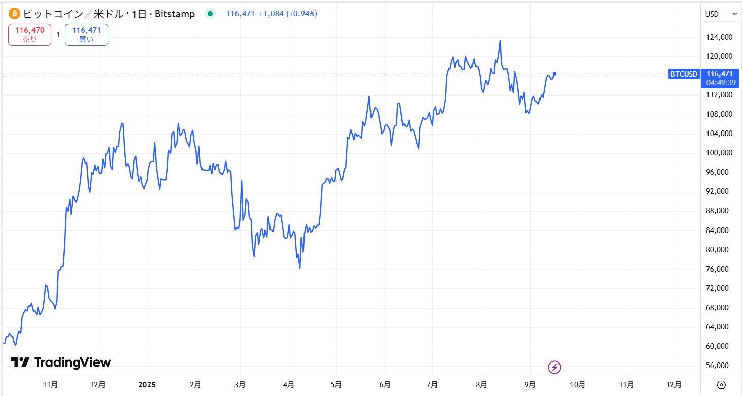 BTC価格動向