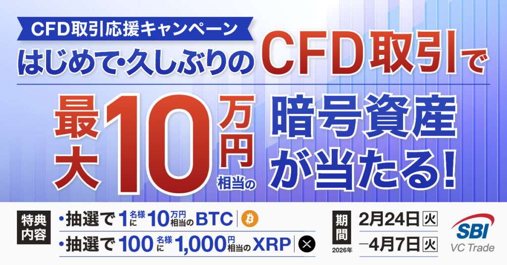 CFD取引応援キャンペーン