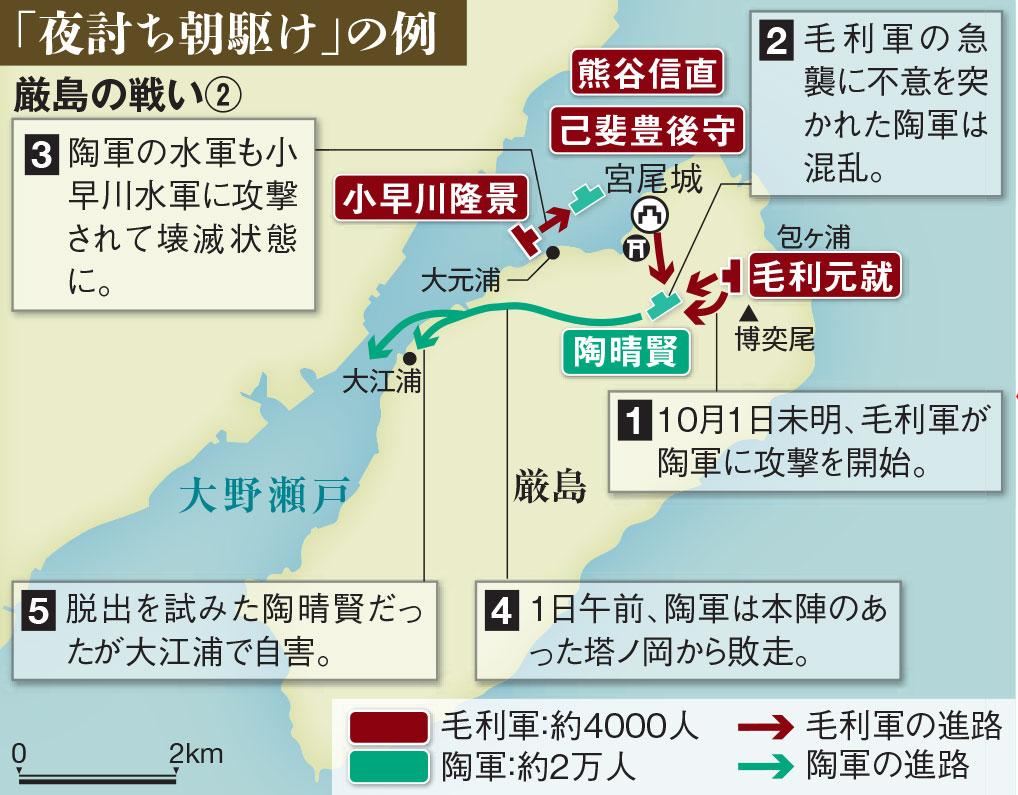 織田信長の 桶狭間 毛利元就の 厳島 敵の裏をかいて大軍撃破した 奇襲 と 撹乱 From Aeradot ダイヤモンド オンライン