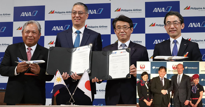 ANAとJAL