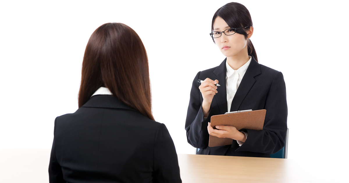 面接官と目が合わせられない就活生が増加中!