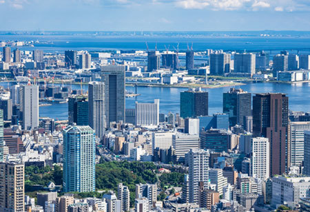 タワマンが林立する東京の臨海部 タワマンが林立する東京の臨海部
