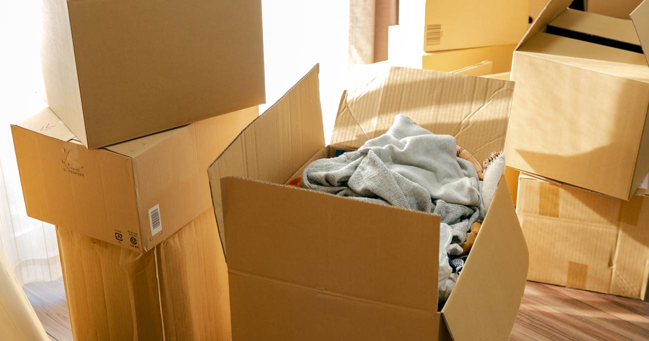引越し後に部屋が散らかる人は「荷造り」に75%原因がある