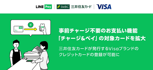 LINE Payの「チャージ&ペイ」