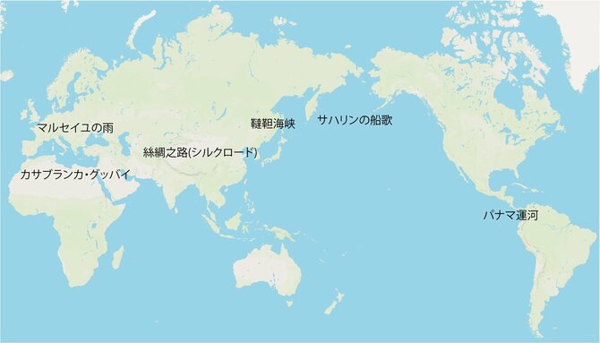 津軽海峡 襟裳岬 天城越え 演歌のモチーフがいつも地名である理由 地図なぞり ダイヤモンド オンライン