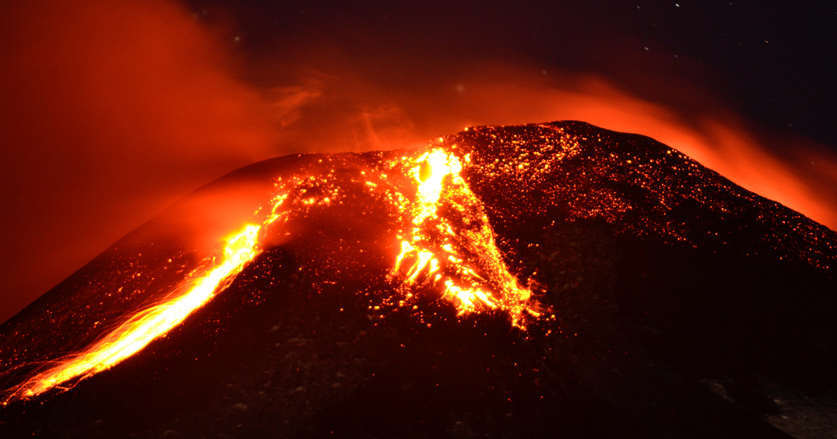 火山の写真