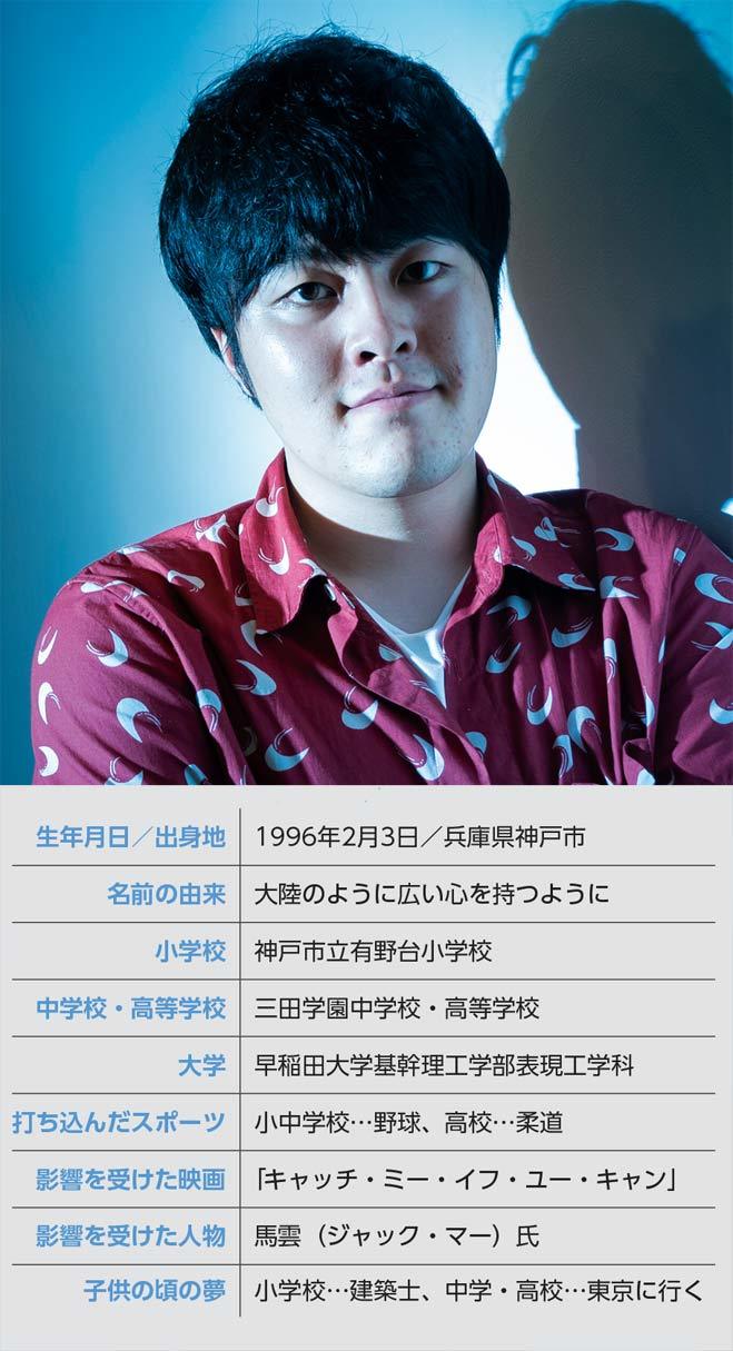 いちから代表取締役社長CEO 田角 陸氏