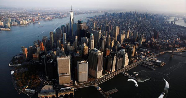 米ニューヨークの高層街 米ニューヨークの高層街