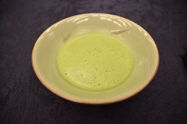 「魚三楼」の「抹茶のデザート」