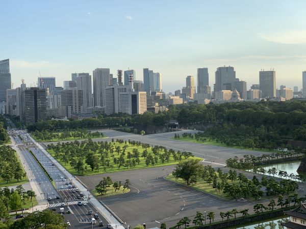 デラックス(和田倉噴水公園側)の部屋から見る景色