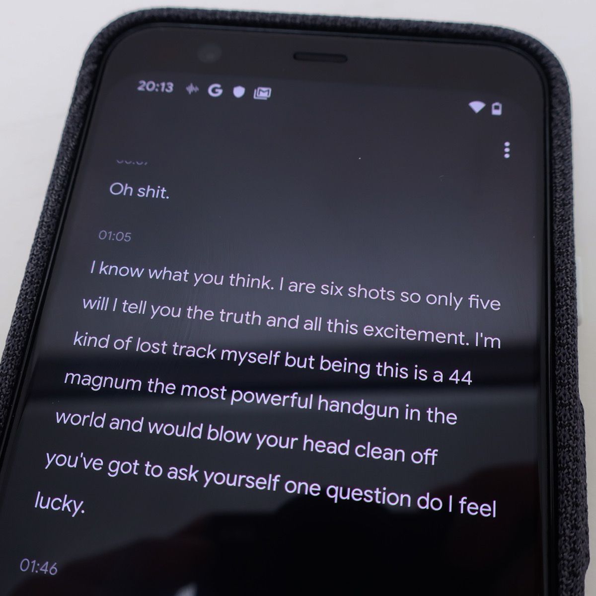 グーグル「Pixel 4」がやって来た!リアルタイム文字起こしがすごい!!